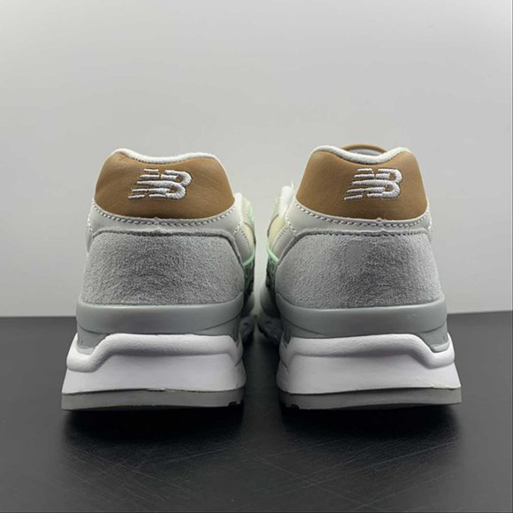New Balance 998 White Tan Mens Sneakers - Picture 8 of 15